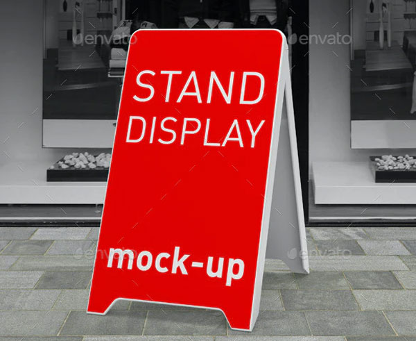 28 Display Stand Mockups | Free & Premium PSD Mockup Design Templates ...